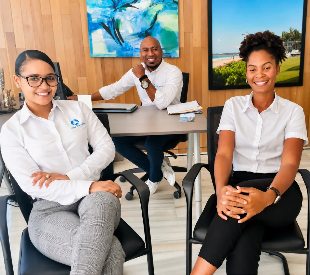AMSP team with clients in Playa Chiquita, Puerto Plata